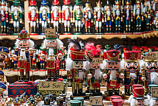 奥地利,萨尔茨堡,圣诞市场,坚果钳,玩具