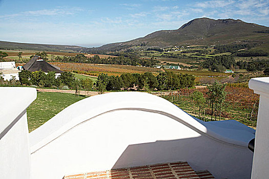 风景,平台,葡萄酒厂,南非