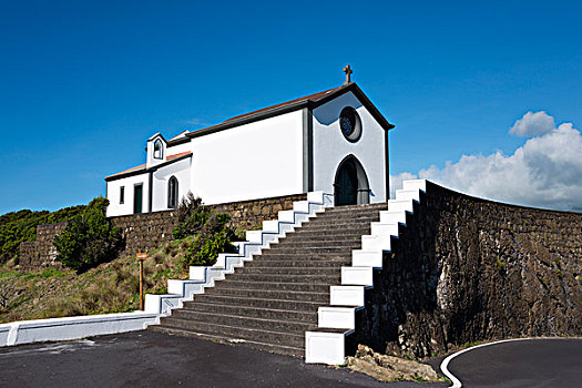 小教堂,法亚尔,亚速尔群岛,葡萄牙,欧洲