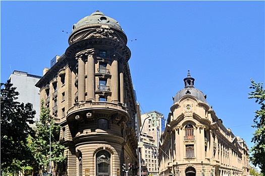 证券交易所,建筑,殖民建筑,智利圣地牙哥