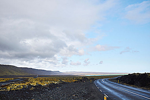 冰岛,道路,雷克雅奈斯,半岛