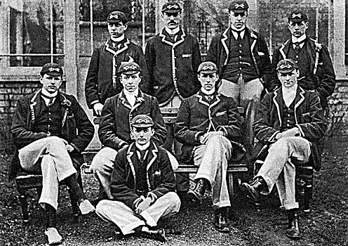 胜利,牛津,赛船,全体人员,1896年