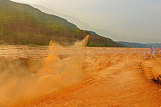 山西壶口瀑布景观