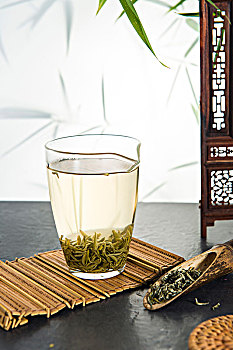 茶水,绿茶,茶杯,碧螺春茶,茶道