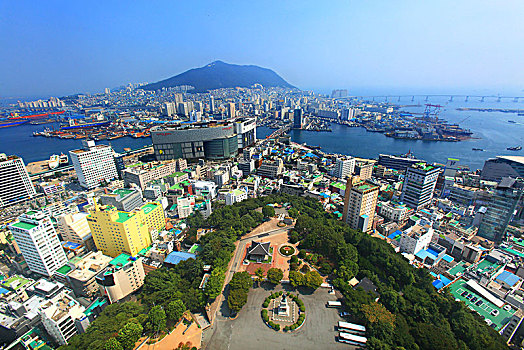 韩国,釜山,风景,釜山塔