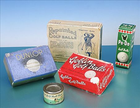 高尔夫球,盒子,锡,涂绘,20年代,艺术家,未知