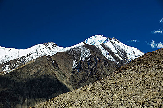 全景,山脉,山谷,查谟-克什米尔邦,印度