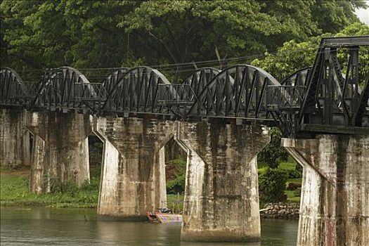 著名,桥,河,泰国