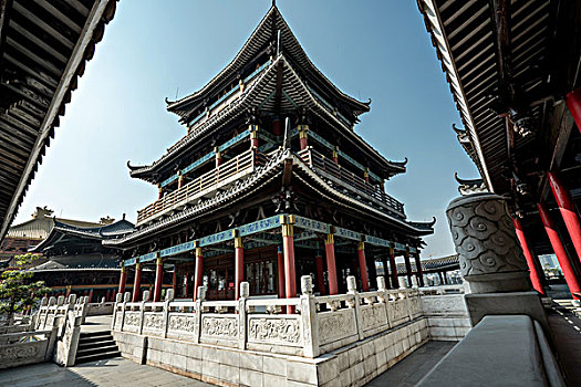 广西,柳州市,文庙,城市风光