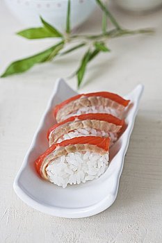 握寿司,三文鱼,日本