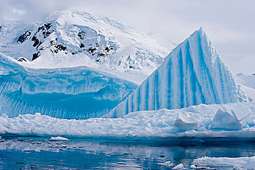 冰层,天堂湾,南极半岛,南极