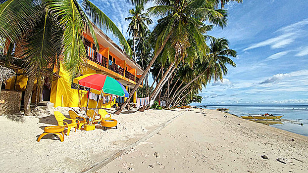 酒店,海滩,岛屿,菲律宾