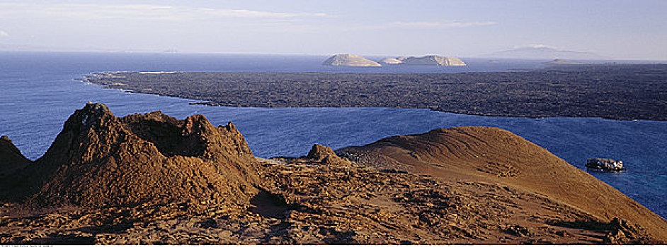 火山,火山囗,加拉帕戈斯群岛,厄瓜多尔