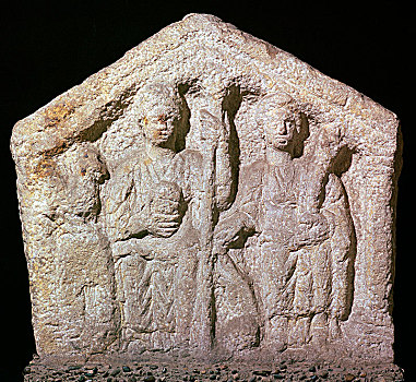 石头,浮雕,展示,女神,二世纪,艺术家,未知