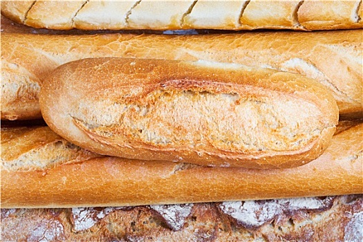 烘制,长条面包