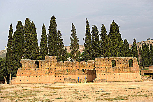 阿尔及利亚,遗址,城墙