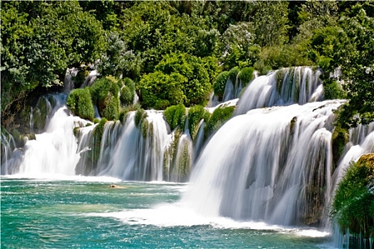风景,瀑布,卡尔卡,国家公园,克罗地亚