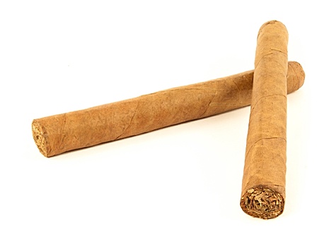 两个,雪茄,古巴