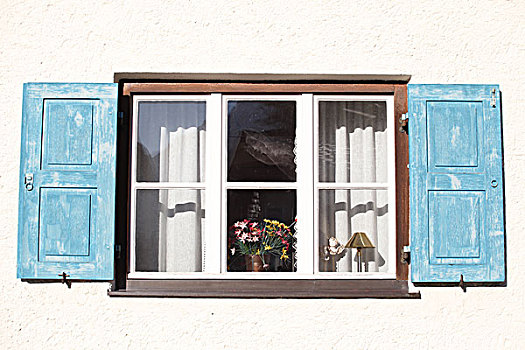 奥地利民居的窗户