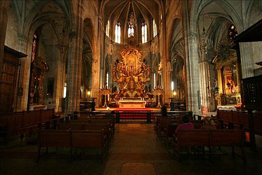 教堂高坛,帕尔马,马略卡岛,西班牙,欧洲