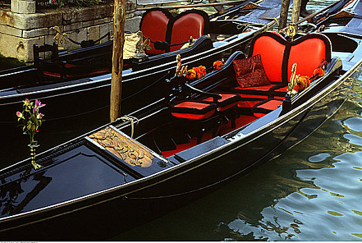 特写,小船,威尼斯,意大利