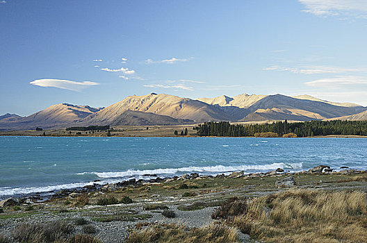 泰卡泊湖,坎特伯雷,南岛,新西兰