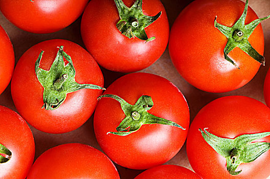 红色,西红柿,放置,市场摊位