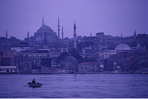 伊斯坦布尔,天际线,土耳其