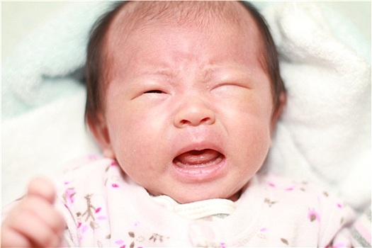 哭,婴儿,日本人,女婴