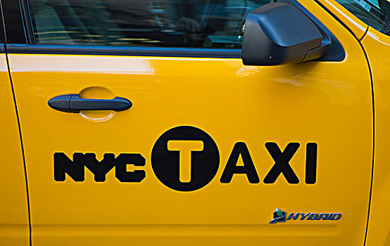 黄色出租车,纽约,美国