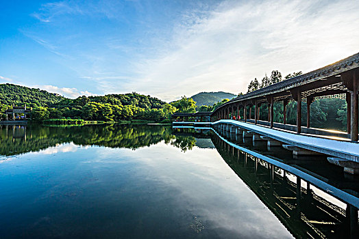 杭州西湖景区浴浩湾公园