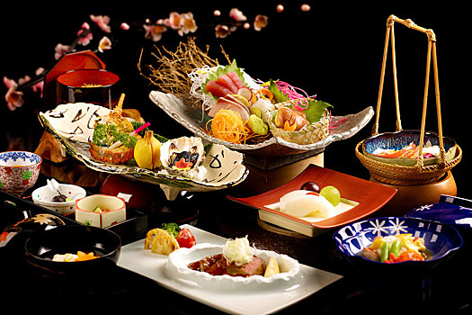 日本料理会席定食套餐