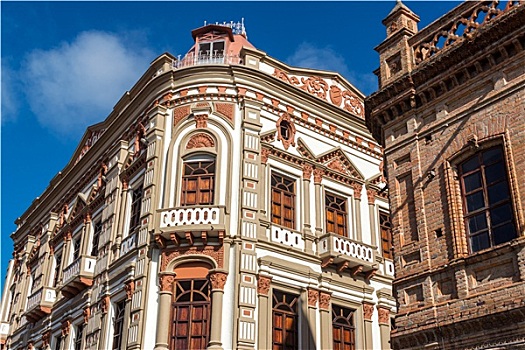 历史建筑,昆卡,厄瓜多尔