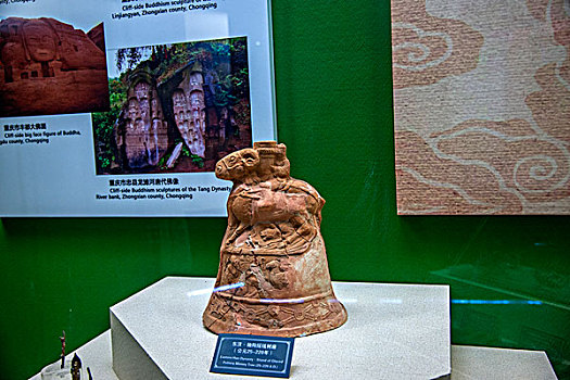 重庆三峡博物馆三峡历史厅展示的,壮丽三峡