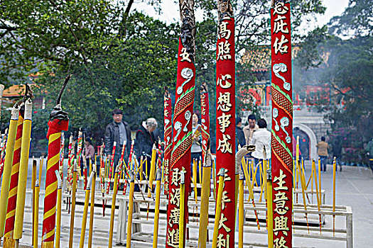 熏香,寺院,大屿山,香港