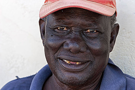 男人,帽子,头像,基特曼斯胡普,纳米比亚,非洲