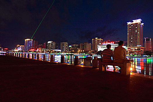 海南省三亚市夜景