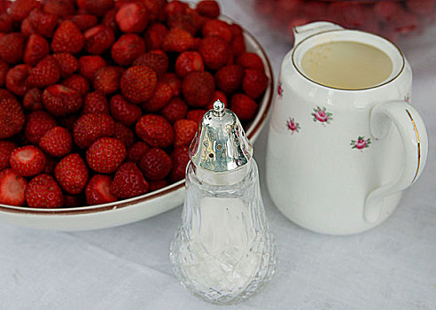 草莓,奶油