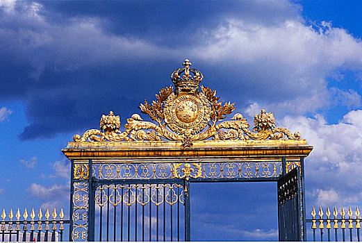 特写,大门,凡尔赛宫,法国