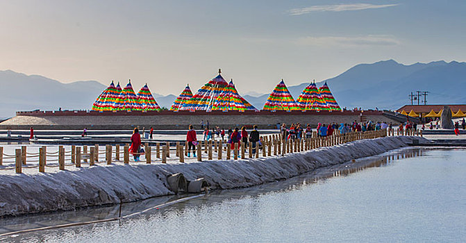 茶卡盐湖,风光