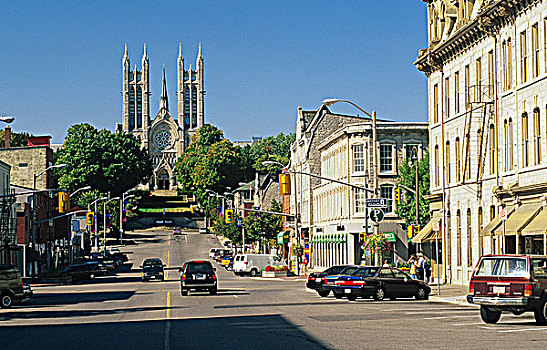 市区,圣母,洁净,教堂,安大略省,加拿大