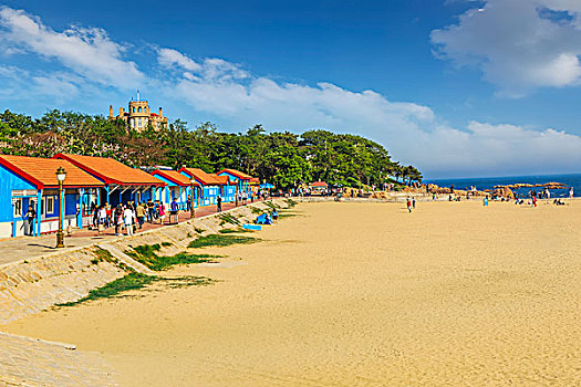 青岛,风景,蓝天,蓝色海洋