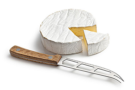 卡门贝软质乳酪,奶酪,刀