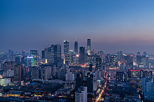 北京cbd夜色