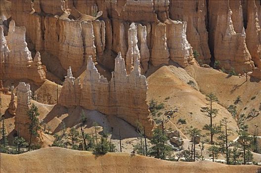 怪岩柱,布莱斯峡谷国家公园,美国,犹他