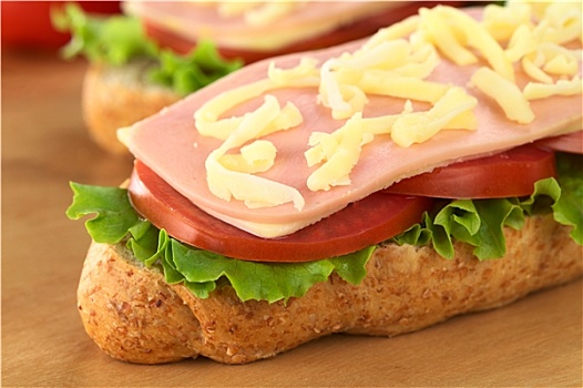 三明治,碎干酪