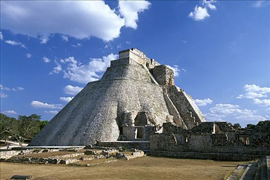 玛雅,庙宇,乌斯马尔,尤卡坦半岛,墨西哥