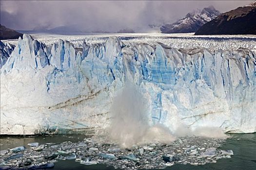 破损,冰,国家公园,洛斯格拉希亚雷斯,阿根廷,巴塔哥尼亚,南美