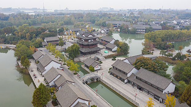 江苏淮安洪泽湖水釜城