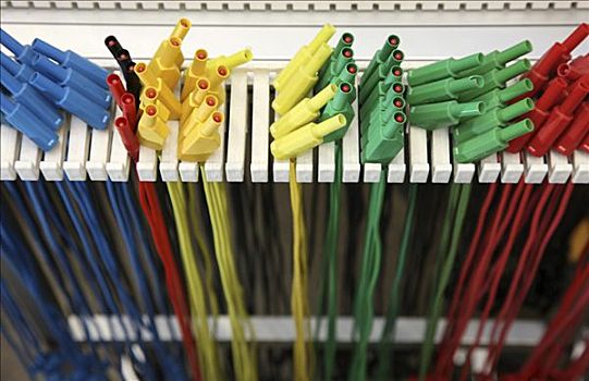 线缆,多样,彩色,连接,电,电路